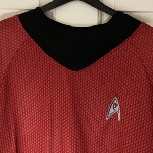 Star Trek’s Rubie’s Red Adult Costume Shirt. One Size
